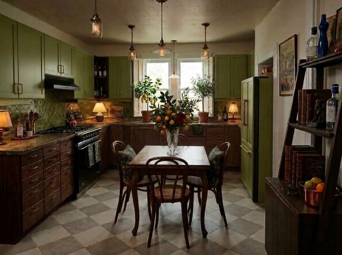 Kitchen interior in no_style style — photo by GenRoom AI