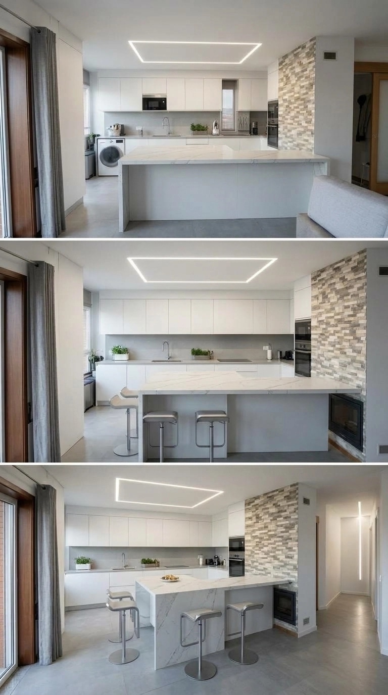 Minimalism Kitchen design — interior photo by GenRoom AI