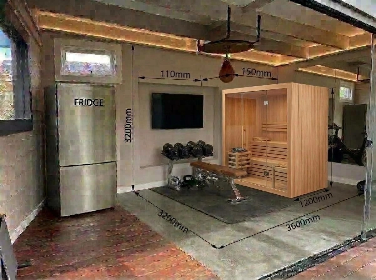 Interior design in Contemporary style — gym by GenRoom AI