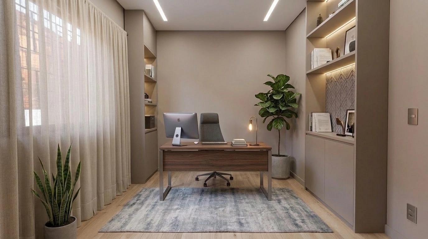 Interior design in Contemporary style — office_space by GenRoom AI