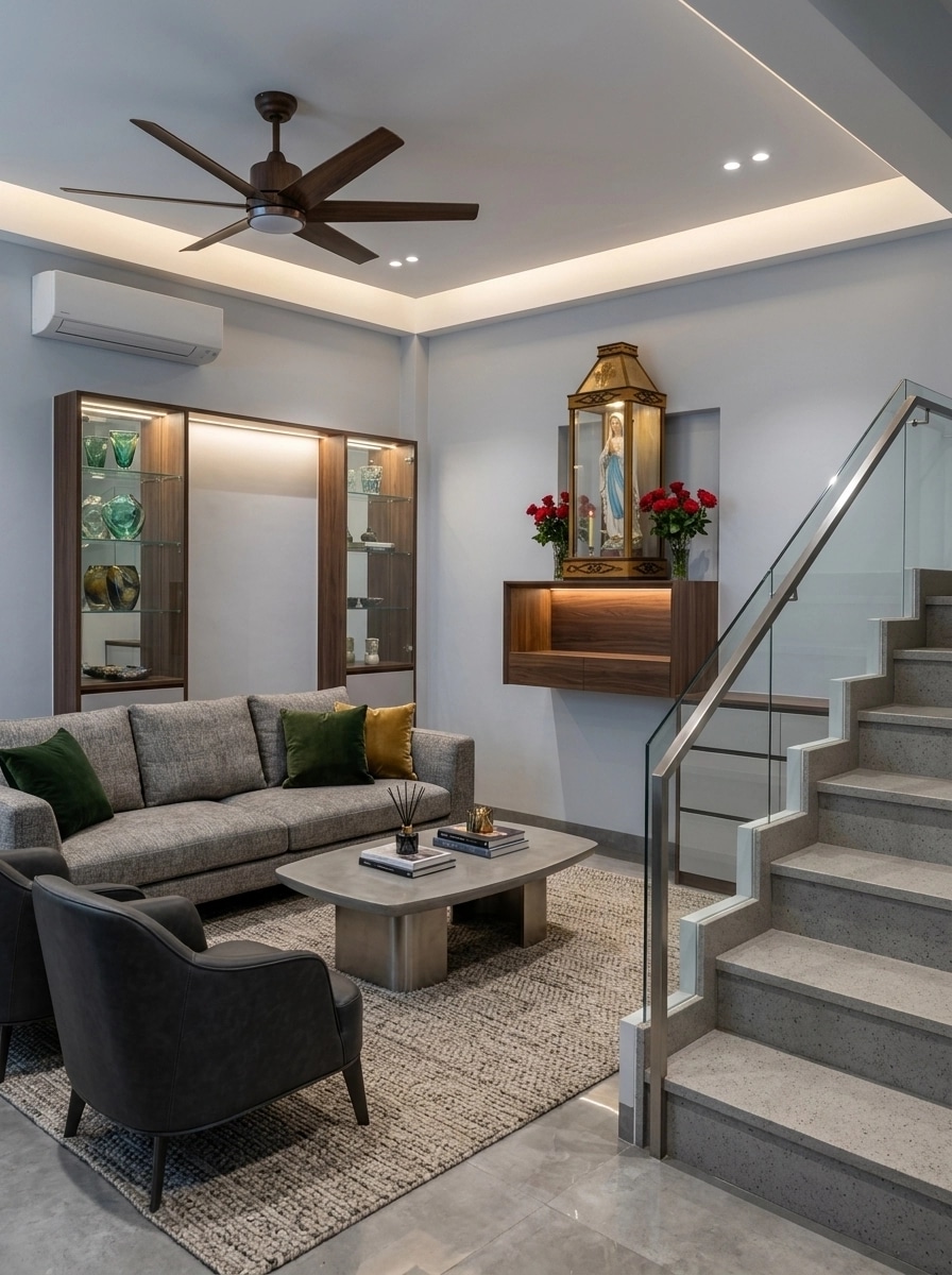 Interior design in Contemporary style — Living Room by GenRoom AI
