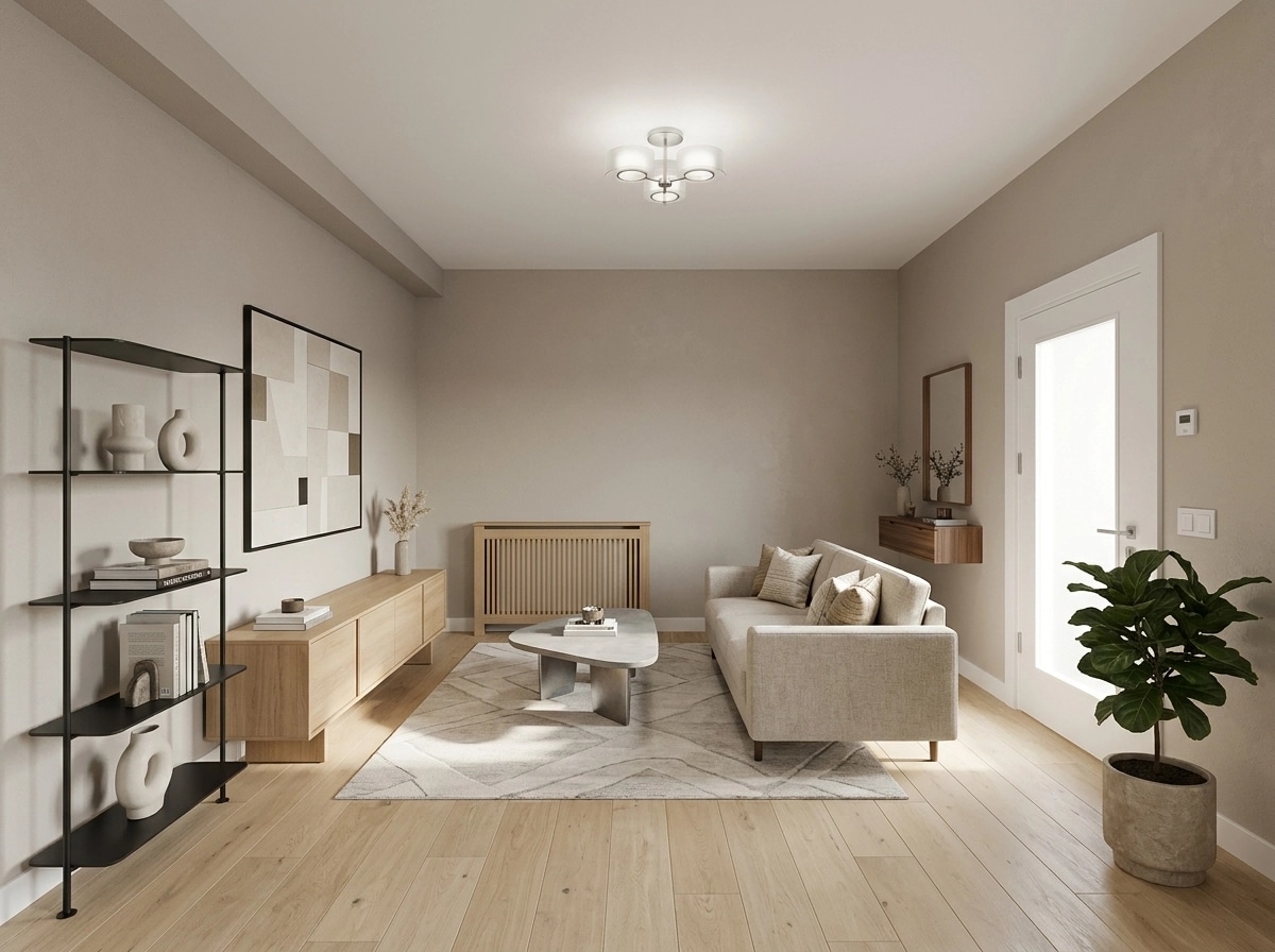 Interior design in Contemporary style — Living Room by GenRoom AI