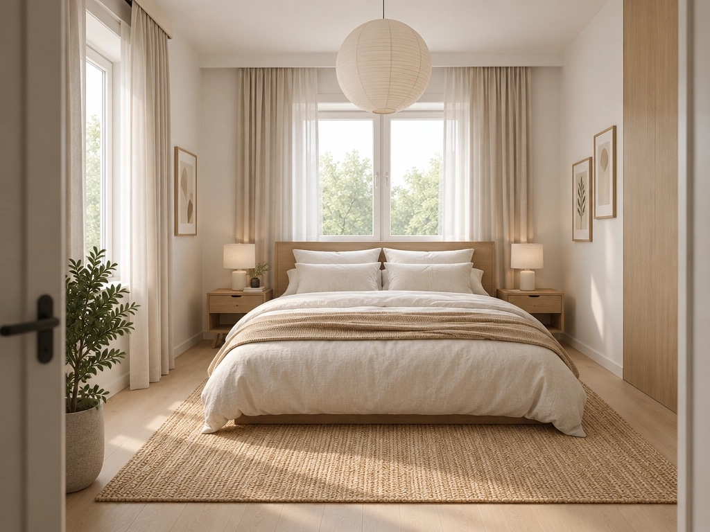 Interior design in Scandinavian style — Bedroom by GenRoom AI