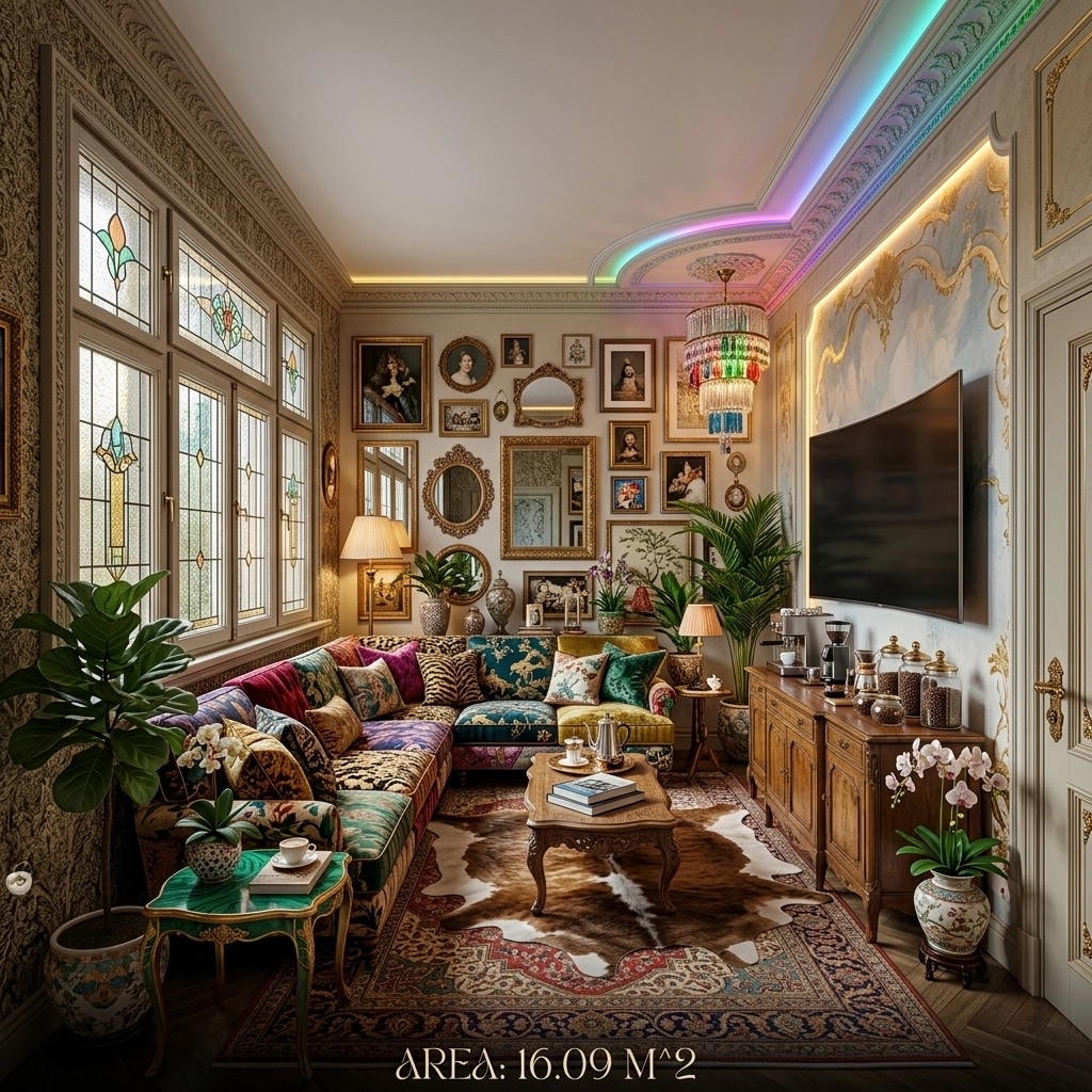 Interior design in Maximalist style — other by GenRoom AI