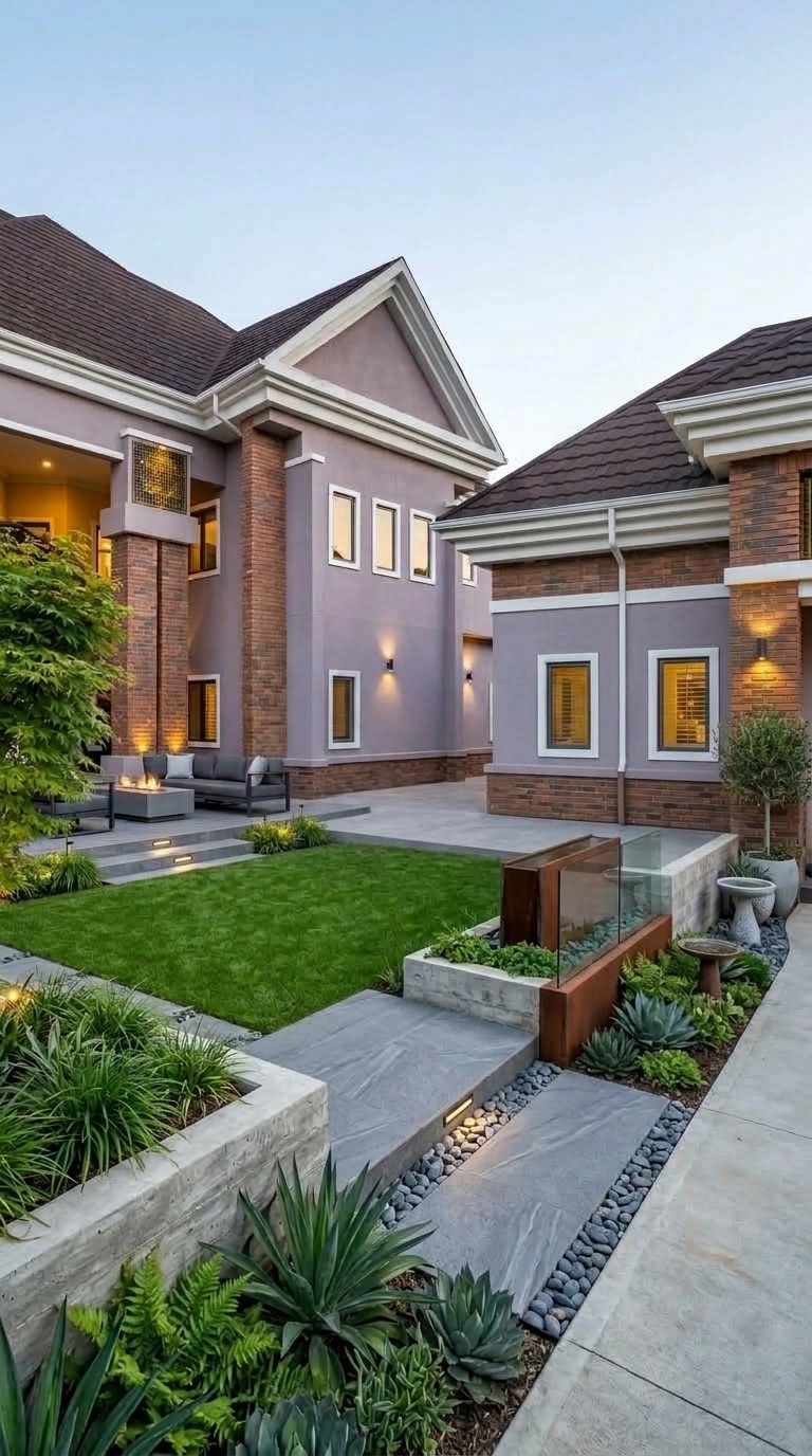 Landscape design in Contemporary Yard style — Yard by GenRoom AI
