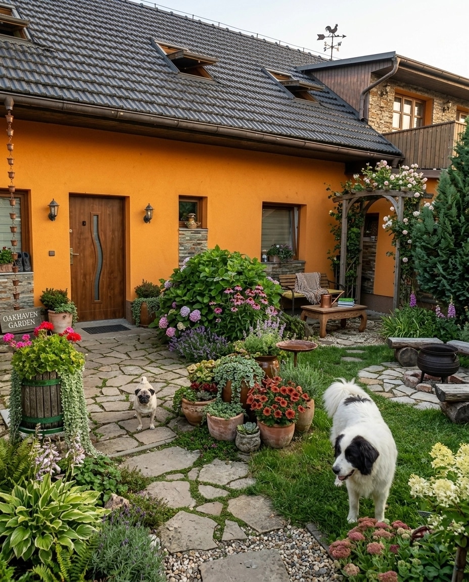 Country Rustic Garden Yard design — yard photo by GenRoom AI