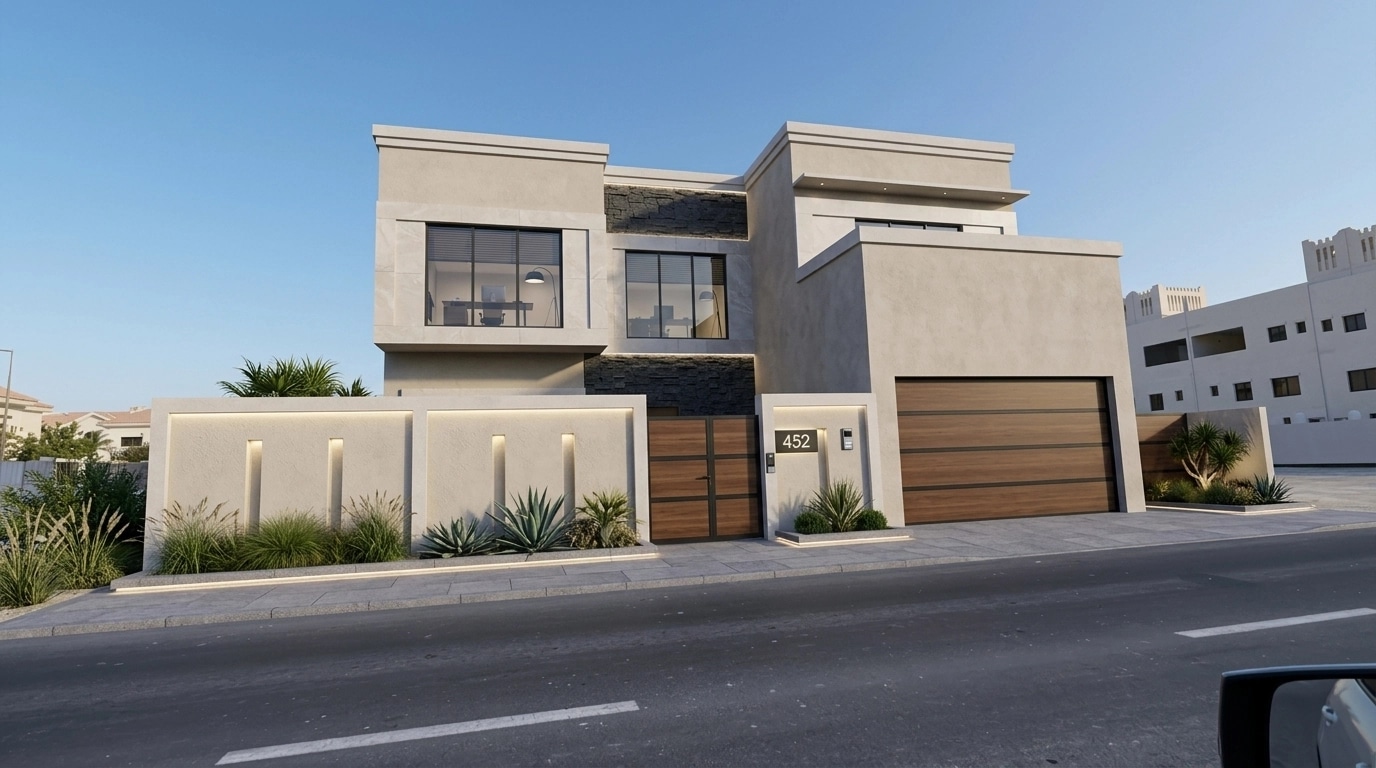 Contemporary Facade Facade design — facade photo by GenRoom AI