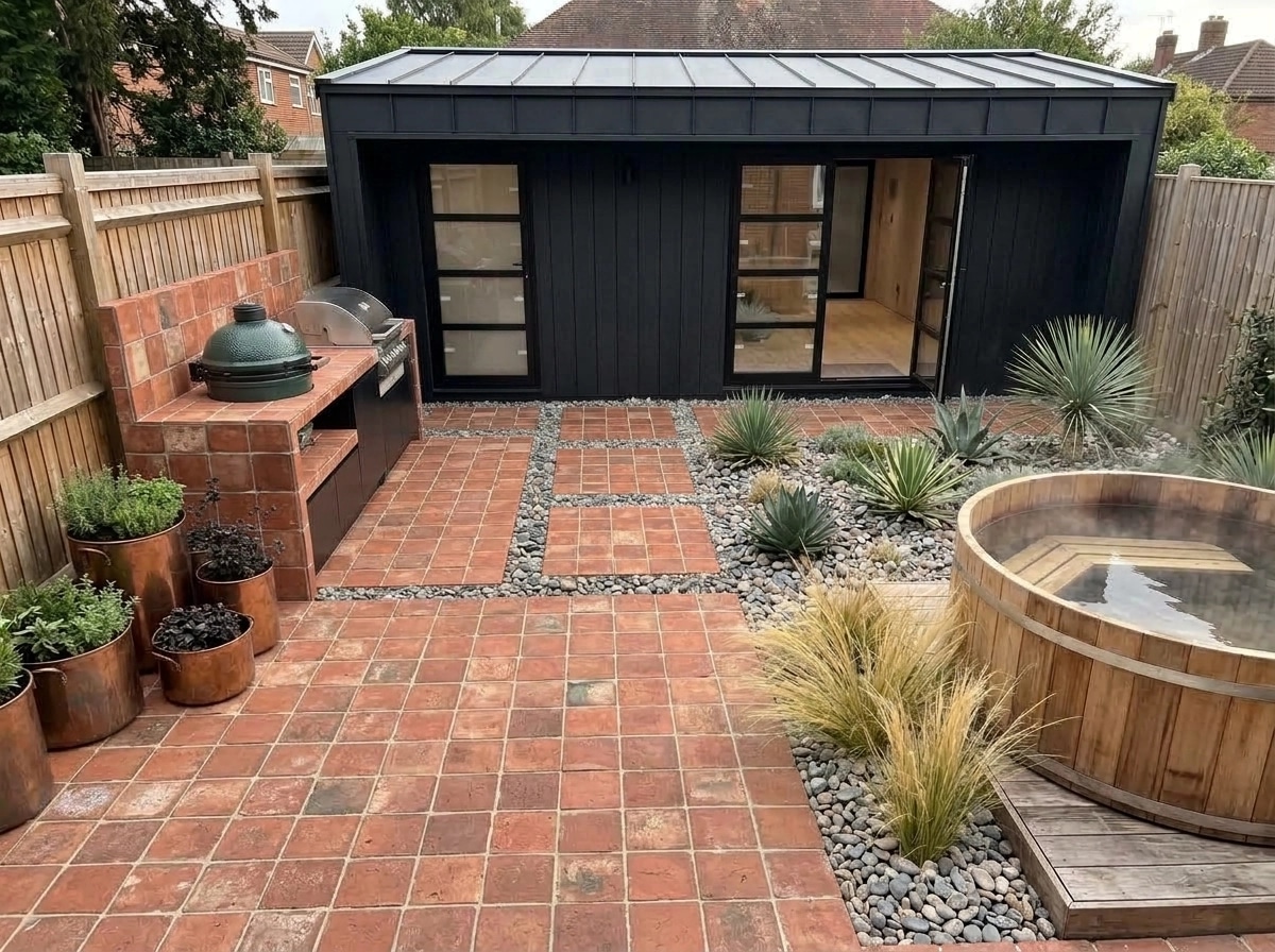 Yard design in no_style style — photo by GenRoom AI