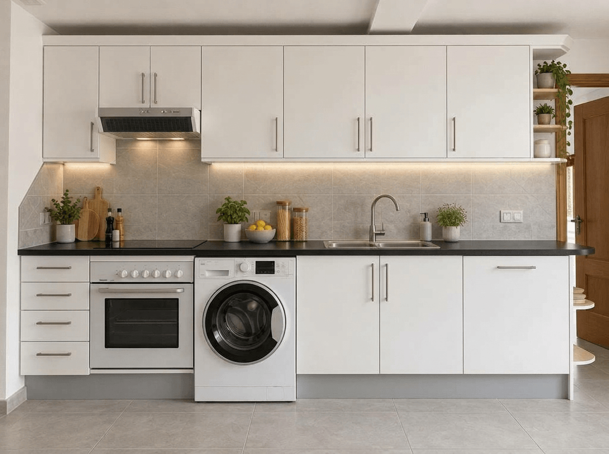 Kitchen interior in no_style style — photo by GenRoom AI