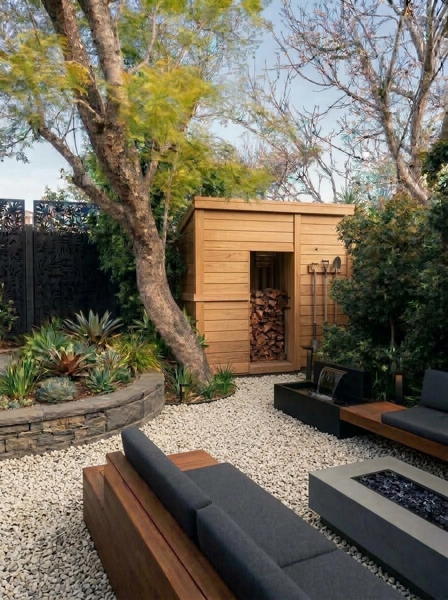 Landscape design in Contemporary Yard style — Yard by GenRoom AI