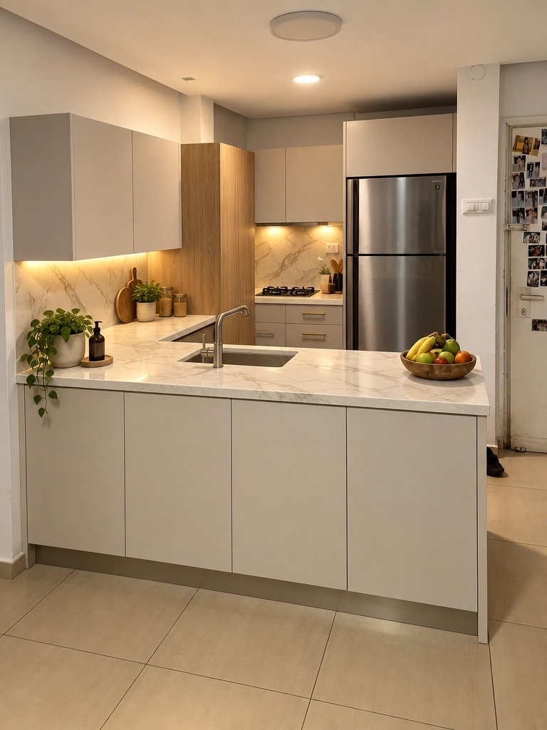 Kitchen interior in no_style style — photo by GenRoom AI