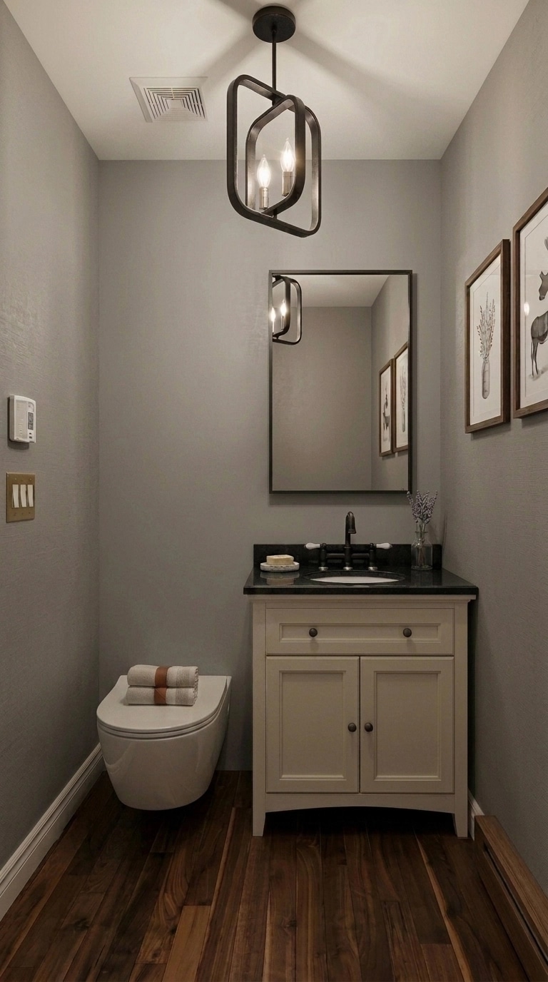 Interior design in Coastal / Hamptons style — Bathroom by GenRoom AI