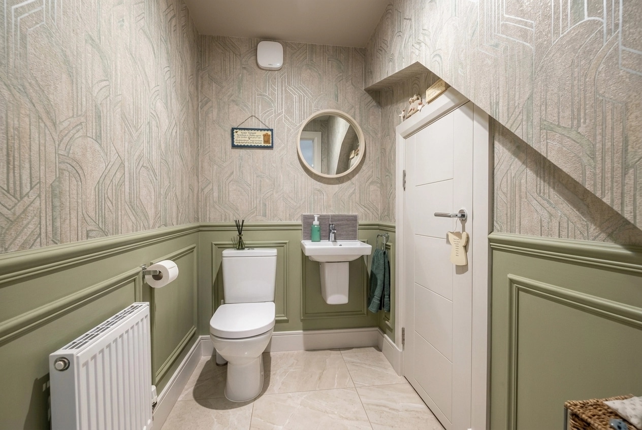 Bathroom interior in no_style style — photo by GenRoom AI