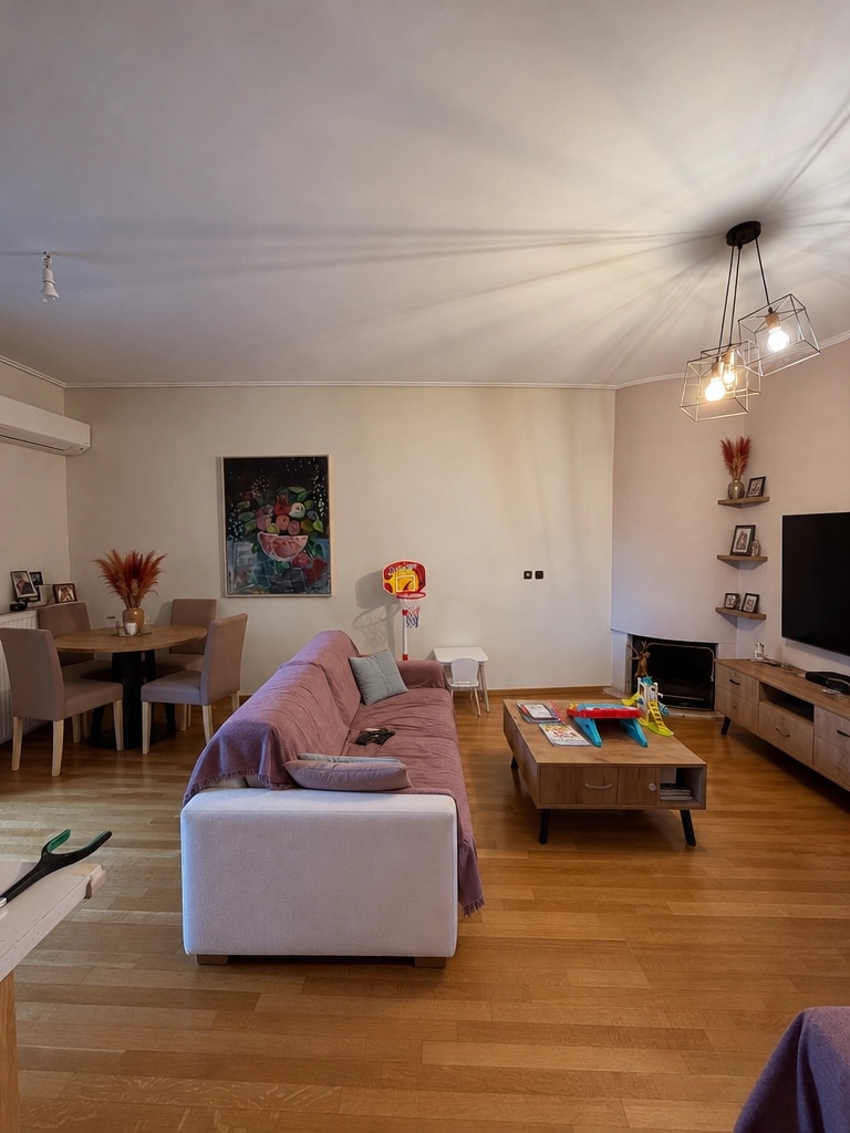 Interior design in Minimalism style — Living Room by GenRoom AI