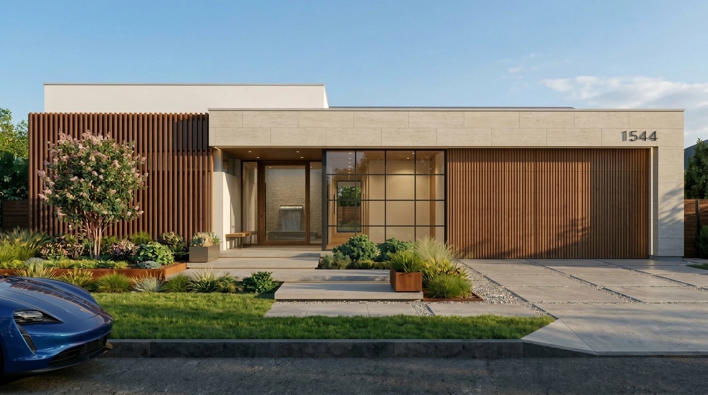 Contemporary Facade Facade design — facade photo by GenRoom AI