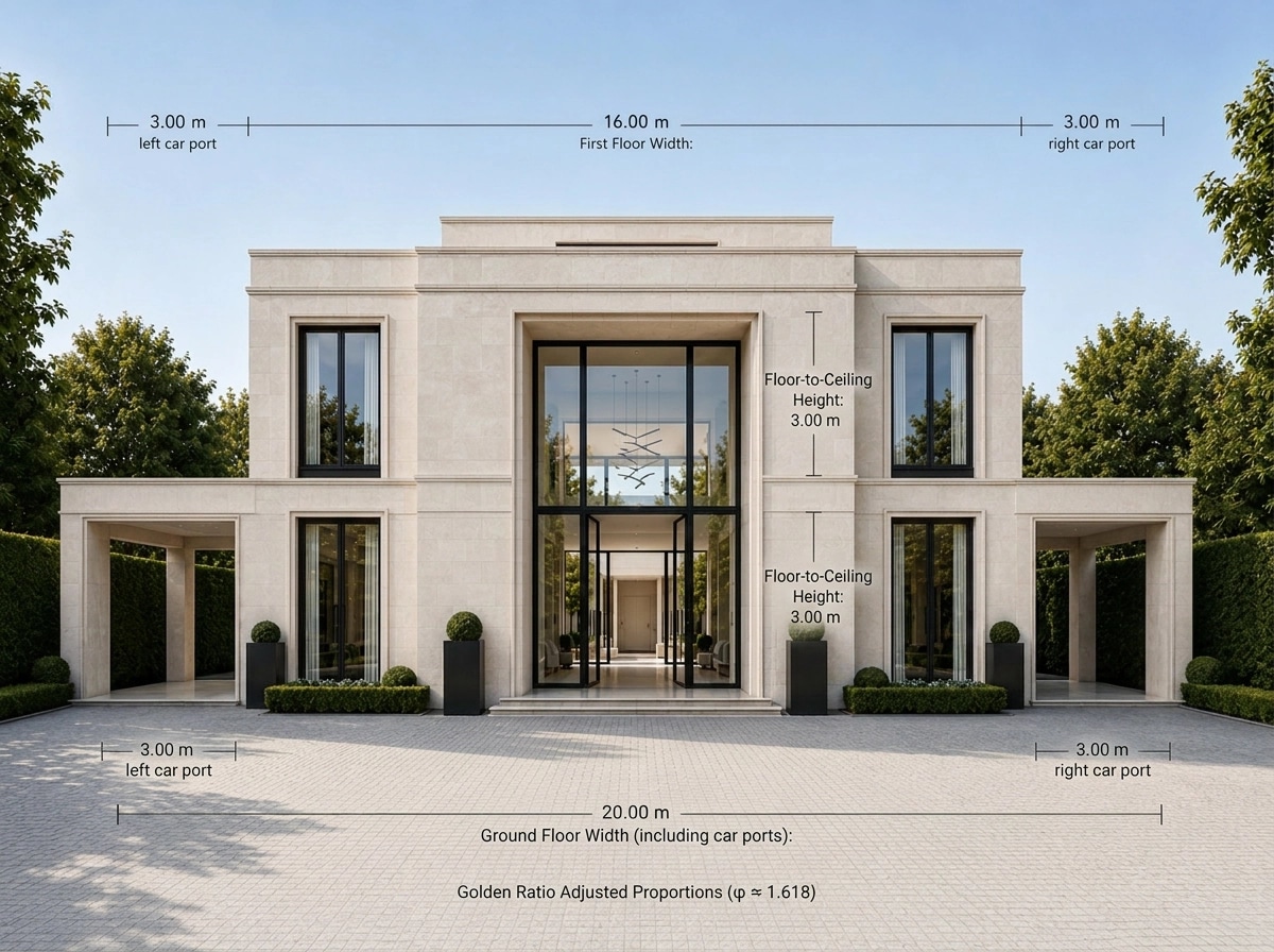 Minimalist Facade Facade design — facade photo by GenRoom AI