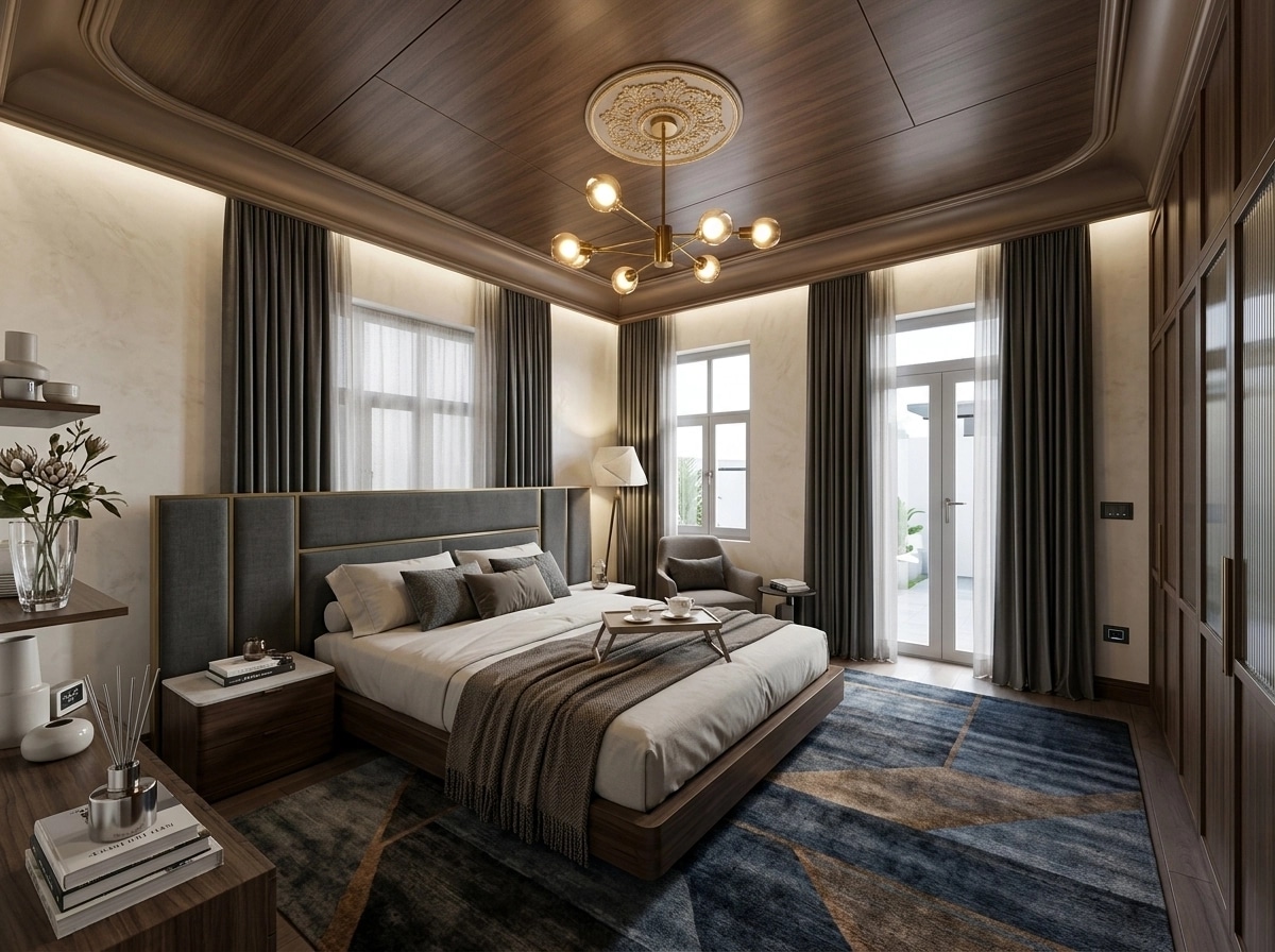 Contemporary Bedroom design — interior photo by GenRoom AI