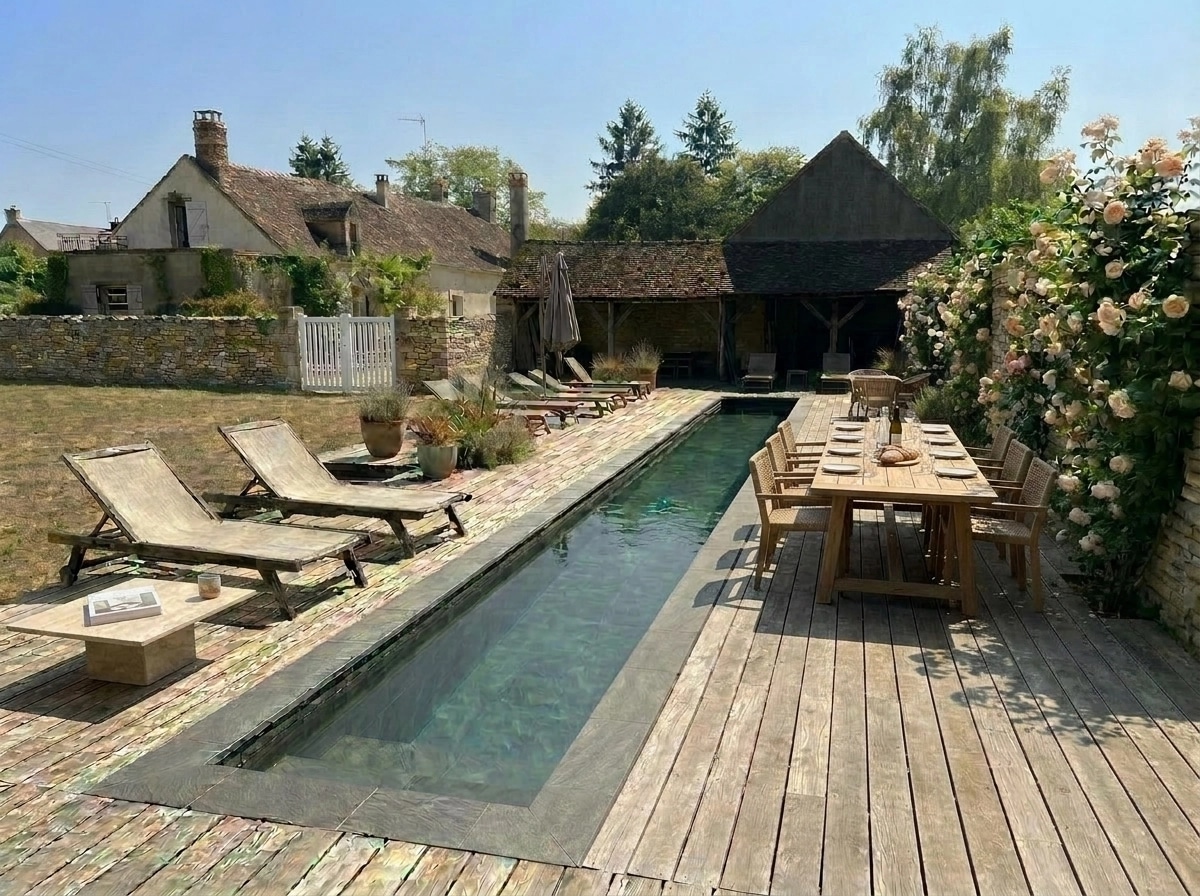 Yard design in no_style style — photo by GenRoom AI