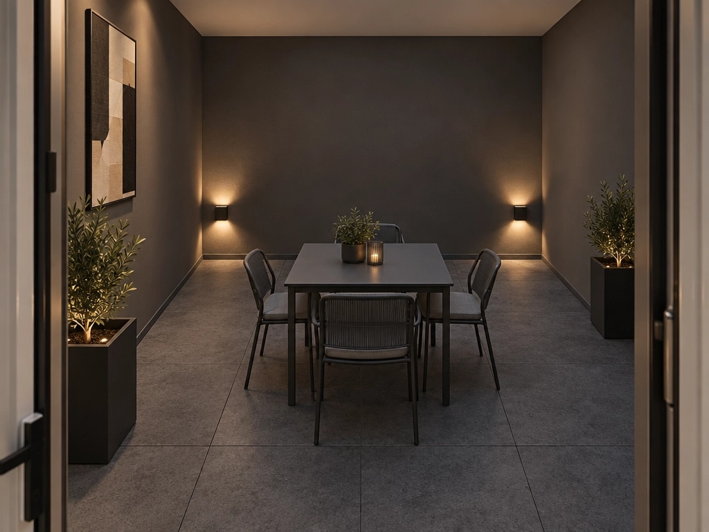 Interior design in Contemporary style — terrace by GenRoom AI