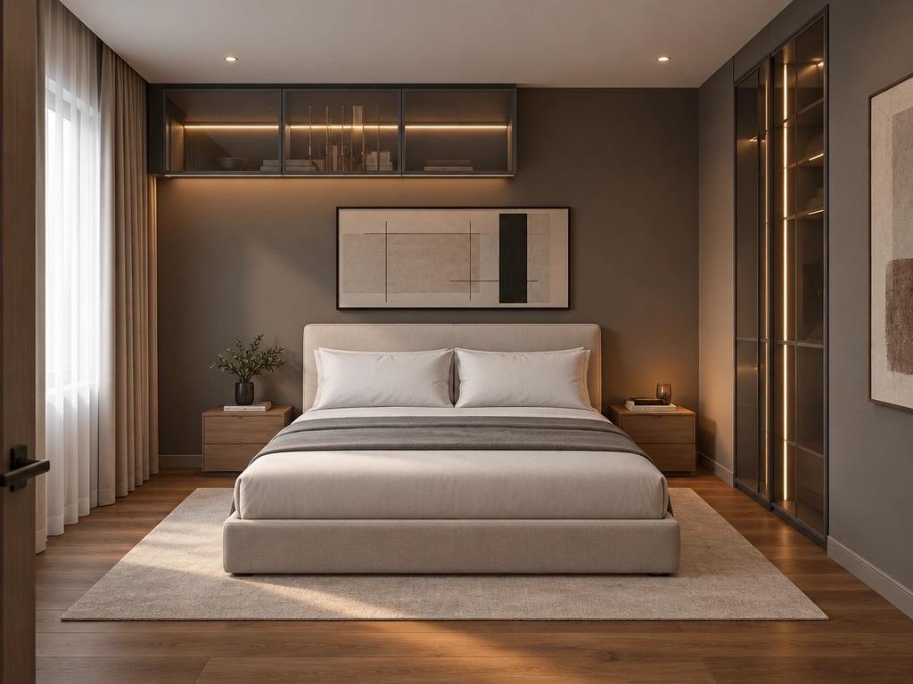 Contemporary Bedroom design — interior photo by GenRoom AI