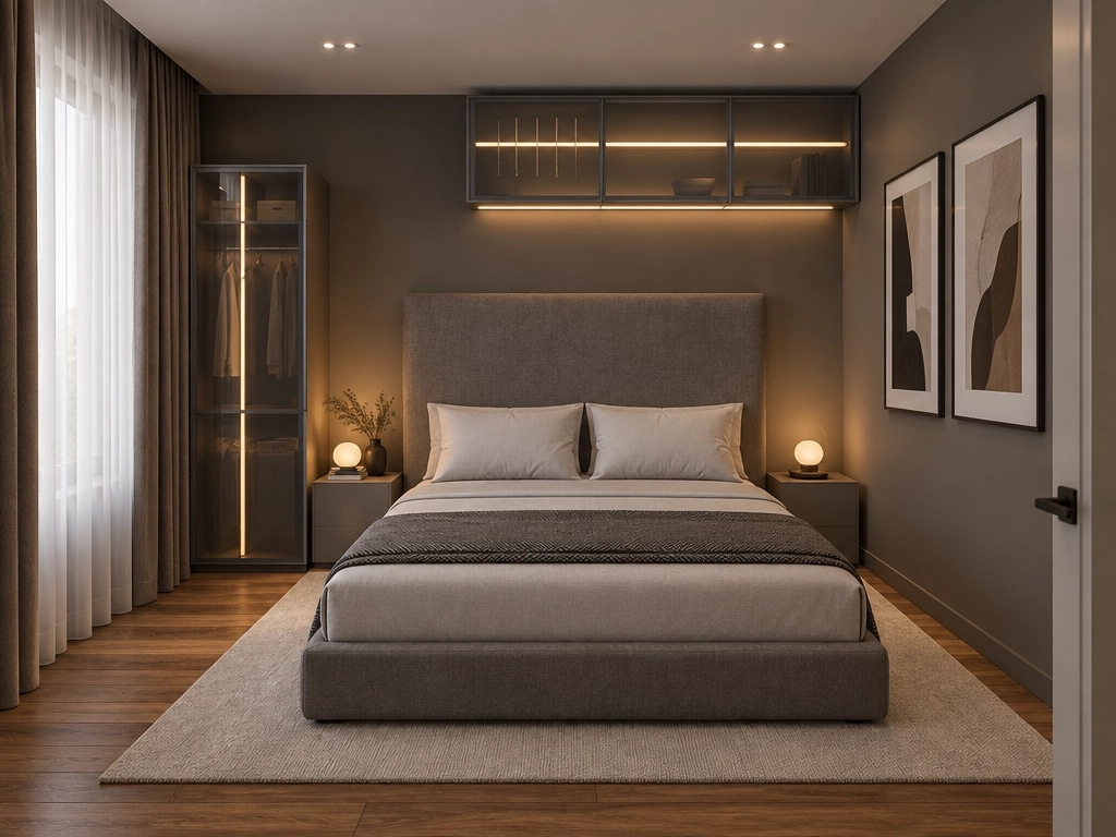 Contemporary Bedroom design — interior photo by GenRoom AI