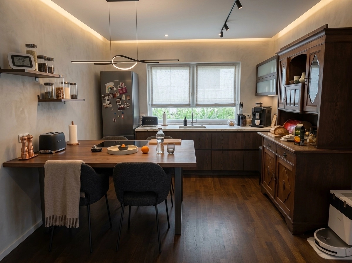 Interior design in Contemporary style — Kitchen by GenRoom AI