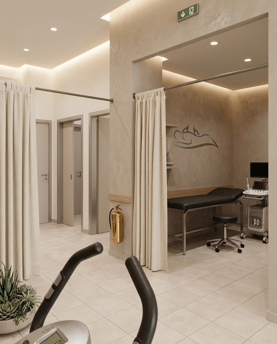 Interior design in Minimalism style — clinic by GenRoom AI
