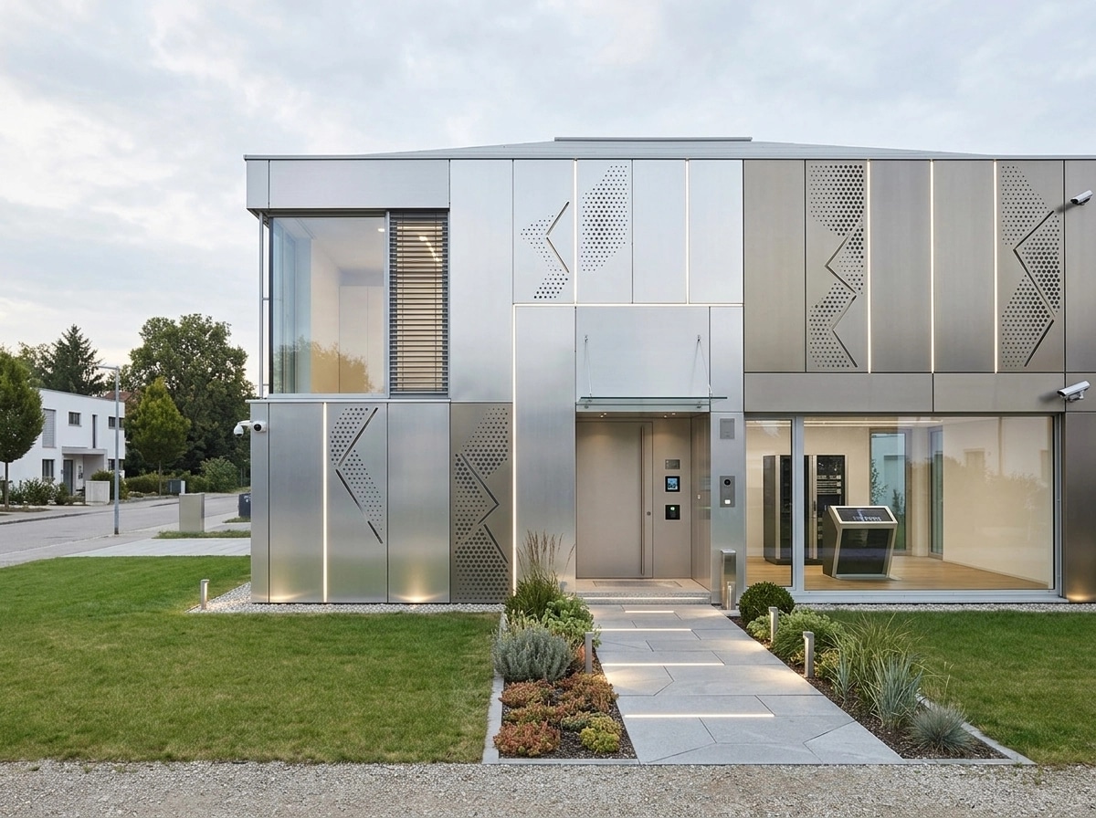 Hi-Tech Facade Facade design — facade photo by GenRoom AI