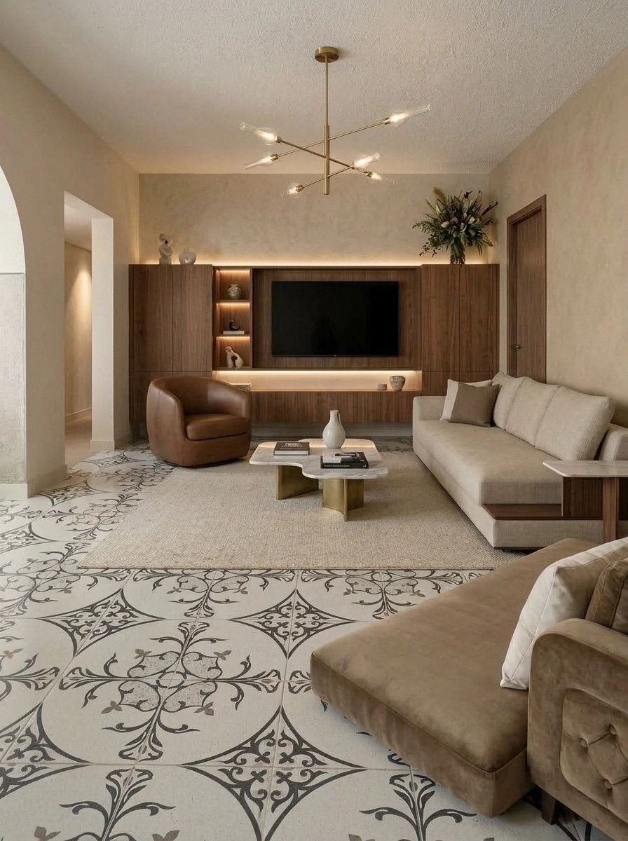 Interior design in Contemporary style — Living Room by GenRoom AI