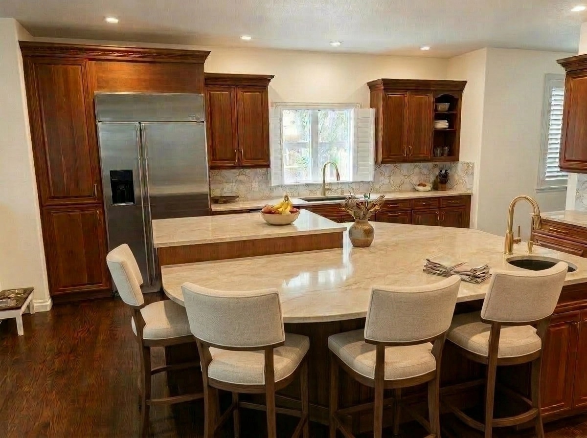 Interior design in Transitional style — Kitchen by GenRoom AI