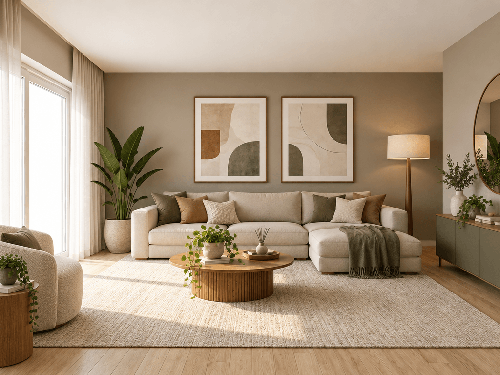 Interior design in Contemporary style — Living Room by GenRoom AI
