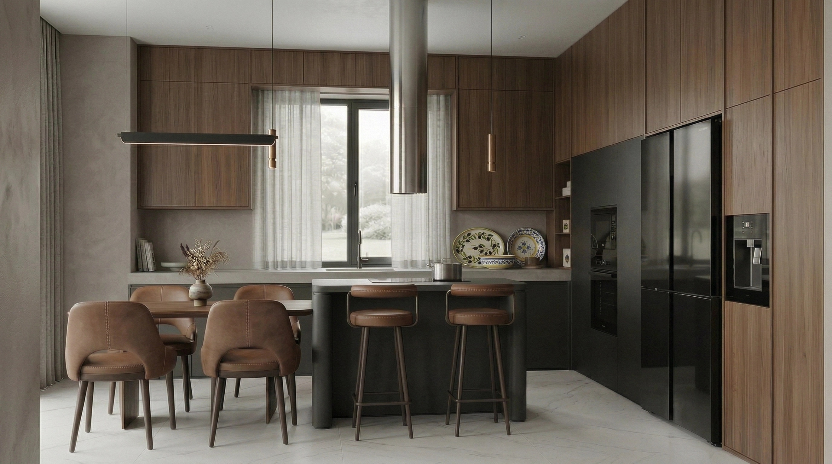 Interior design in Mediterranean style — Kitchen by GenRoom AI