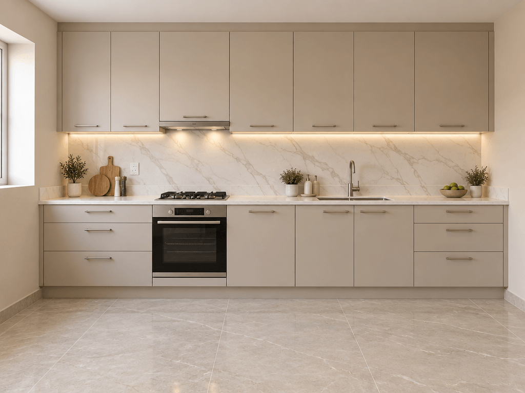 Kitchen interior in Contemporary style — photo by GenRoom AI