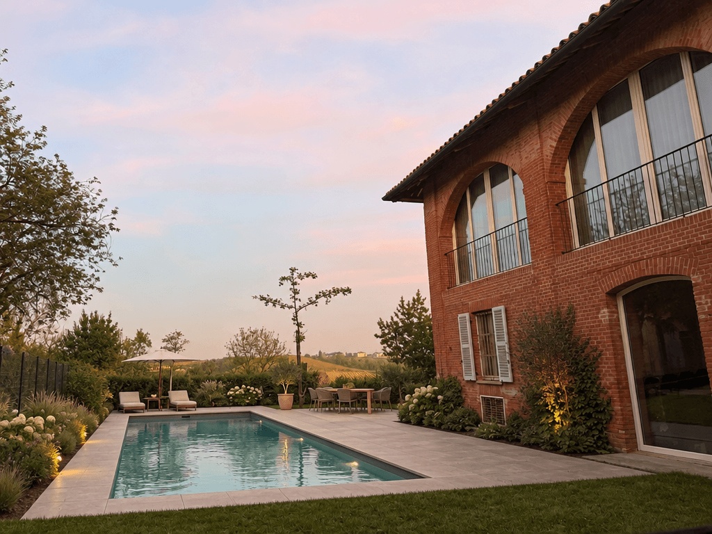 Yard design in no_style style — photo by GenRoom AI