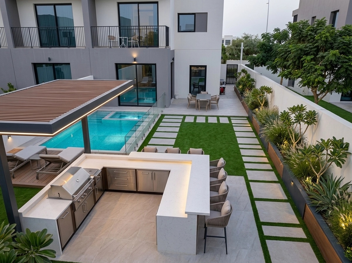 Contemporary Yard Yard design — yard photo by GenRoom AI