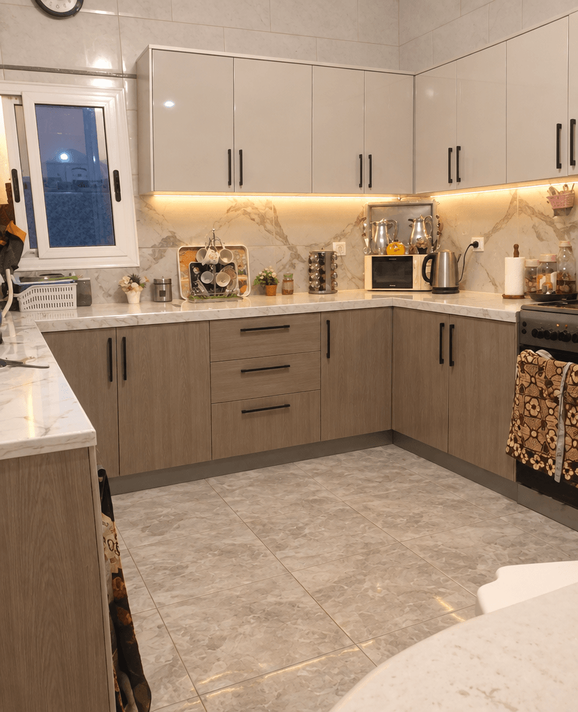 Kitchen interior in Contemporary style — photo by GenRoom AI