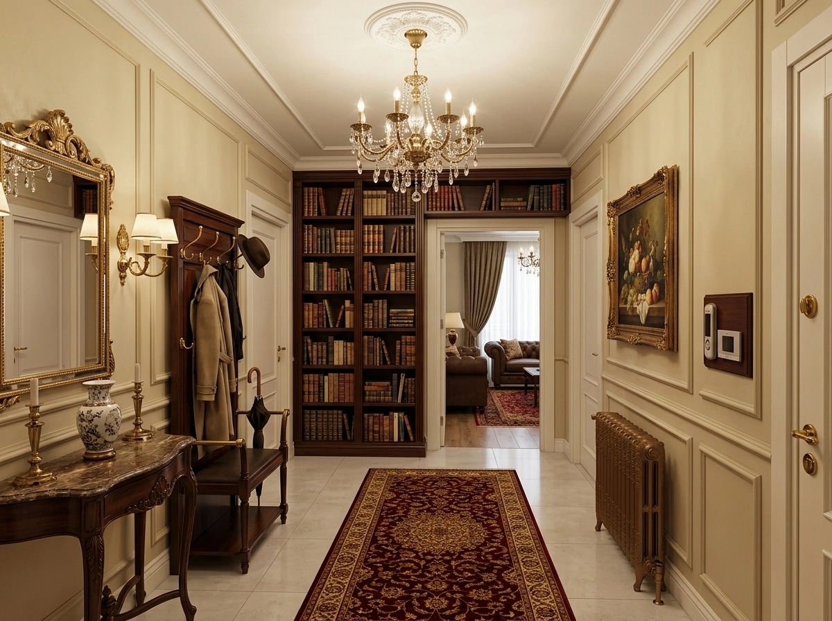 Interior design in Classic style — Hallway by GenRoom AI
