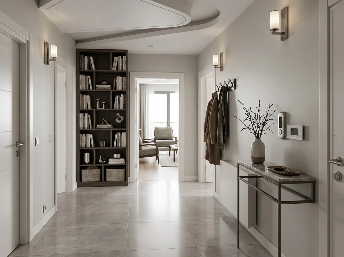 Interior design in Contemporary style — Hallway by GenRoom AI