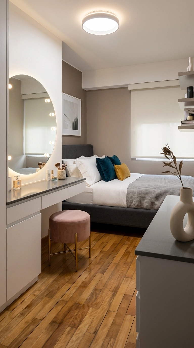 Contemporary Bedroom design — interior photo by GenRoom AI