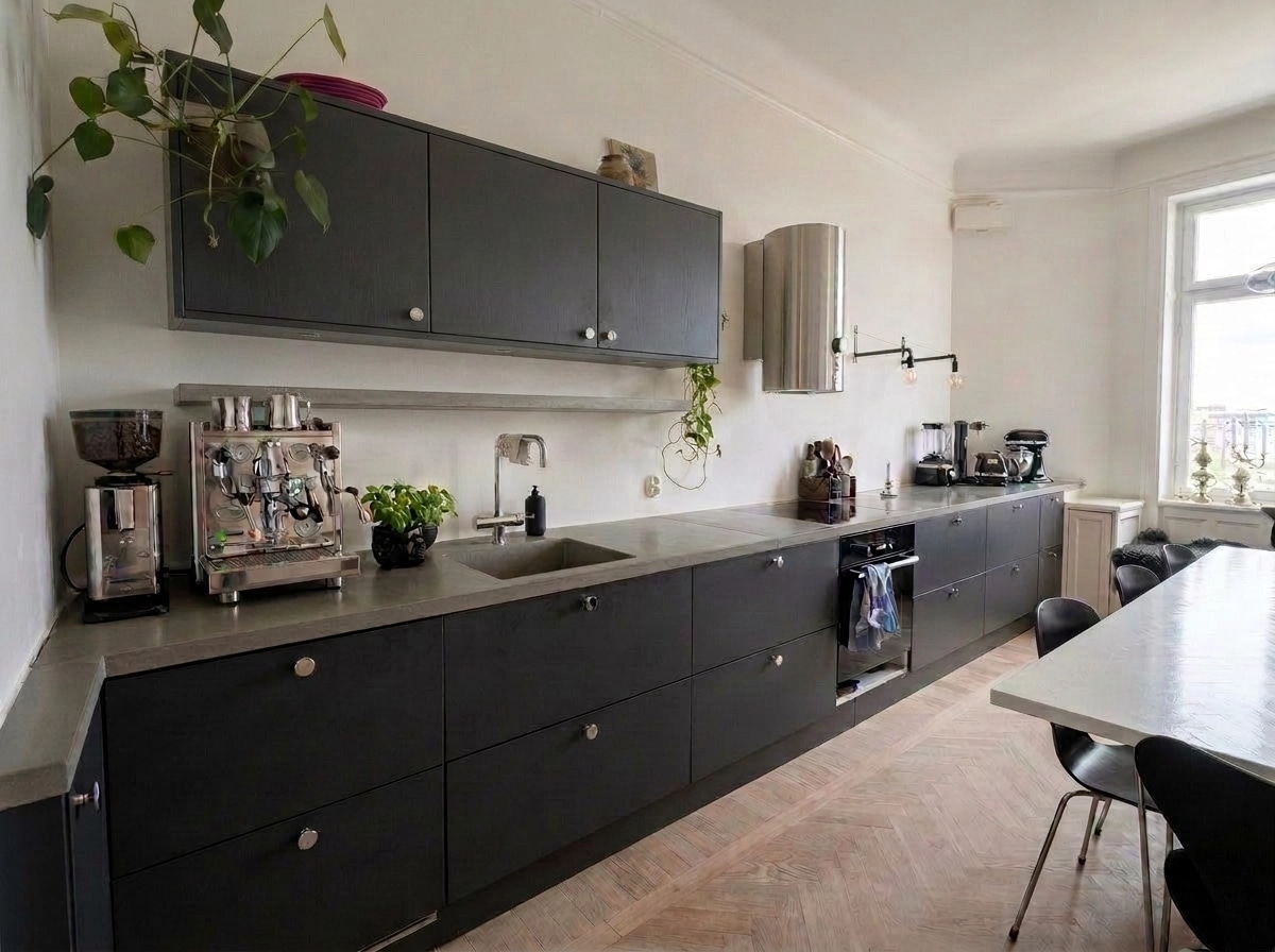 Minimalism Kitchen design — interior photo by GenRoom AI