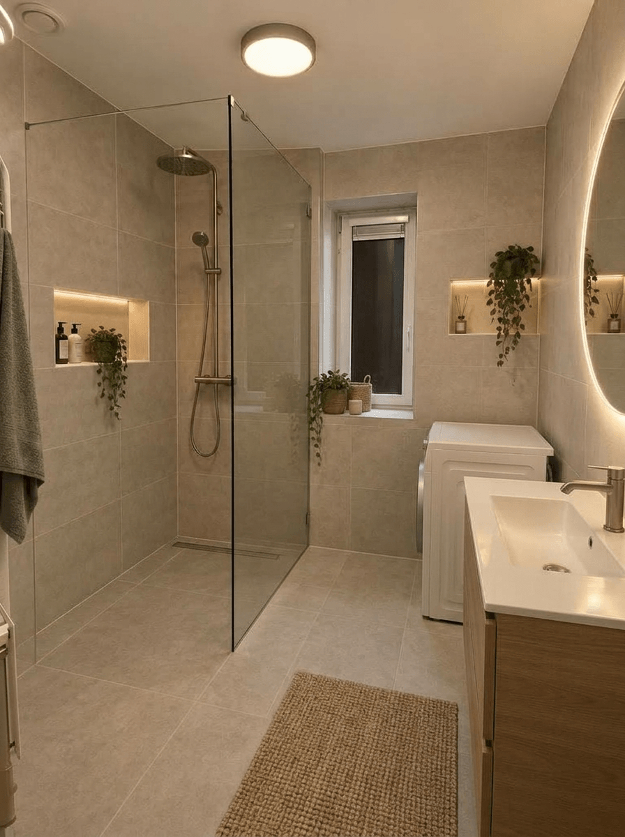 Bathroom interior in no_style style — photo by GenRoom AI