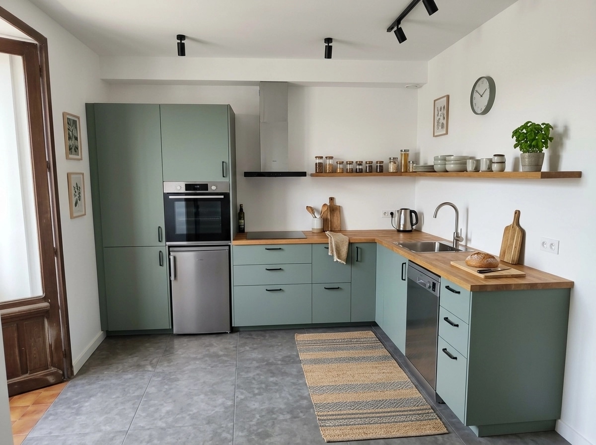 Kitchen interior in no_style style — photo by GenRoom AI