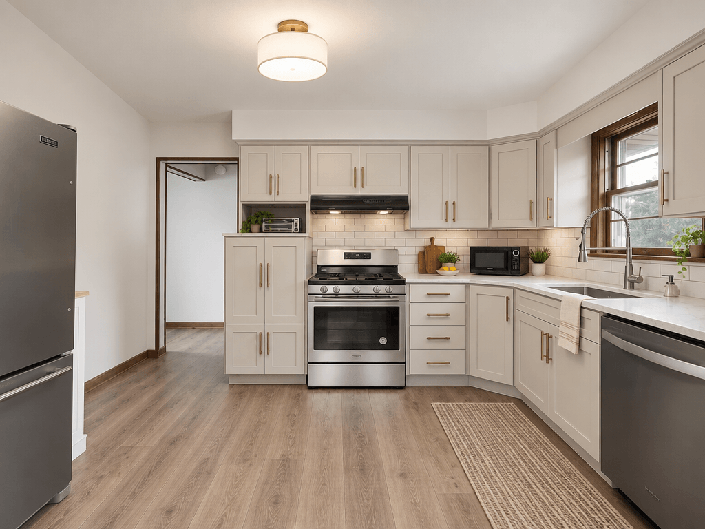 Kitchen interior in no_style style — photo by GenRoom AI