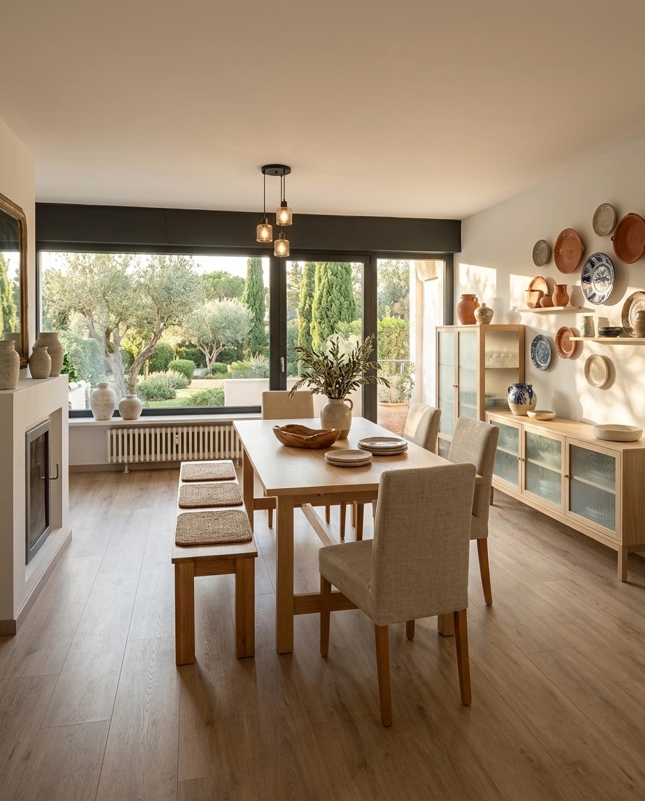 Interior design in Mediterranean style — dining_room by GenRoom AI