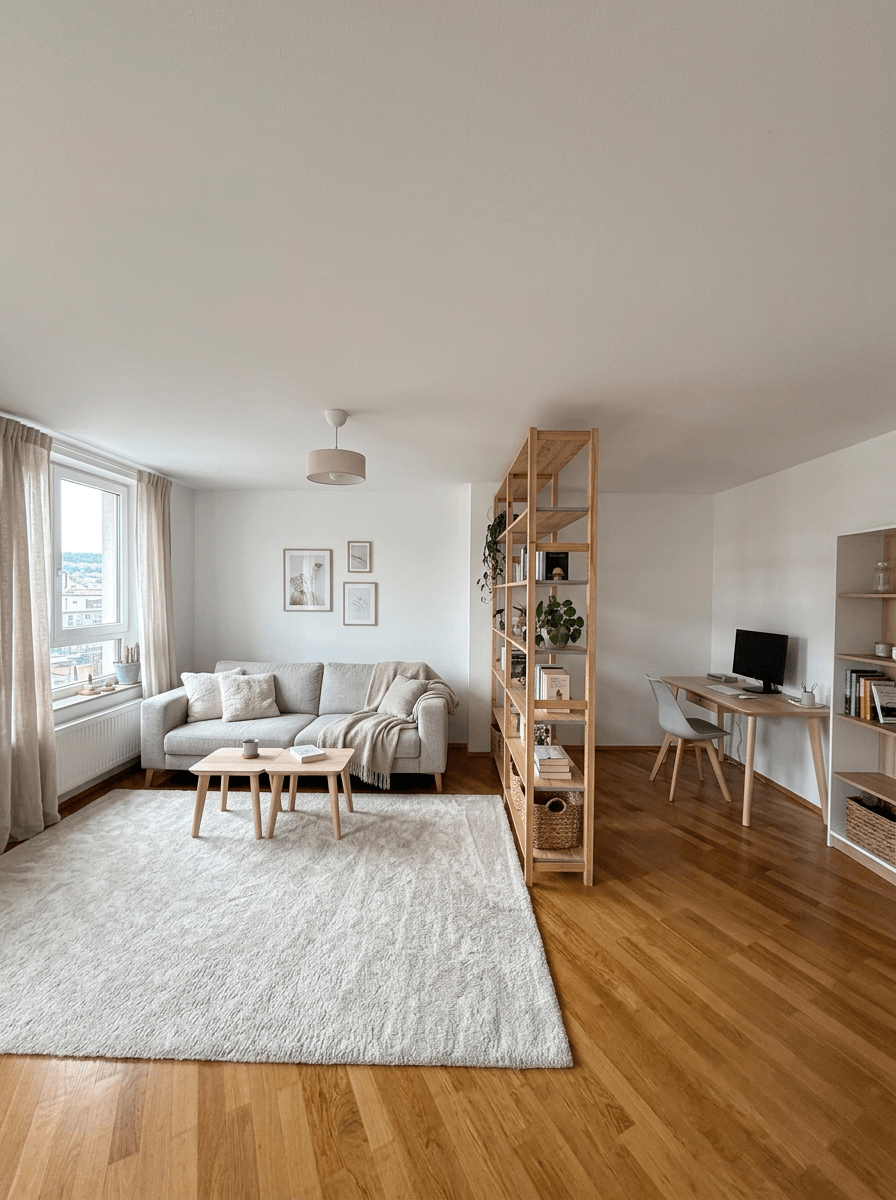 Interior design in Scandinavian style — Living Room by GenRoom AI