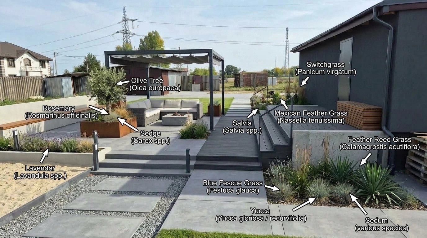Contemporary Yard Yard design — yard photo by GenRoom AI
