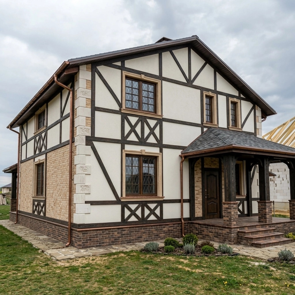 Tudor Facade Facade design — facade photo by GenRoom AI