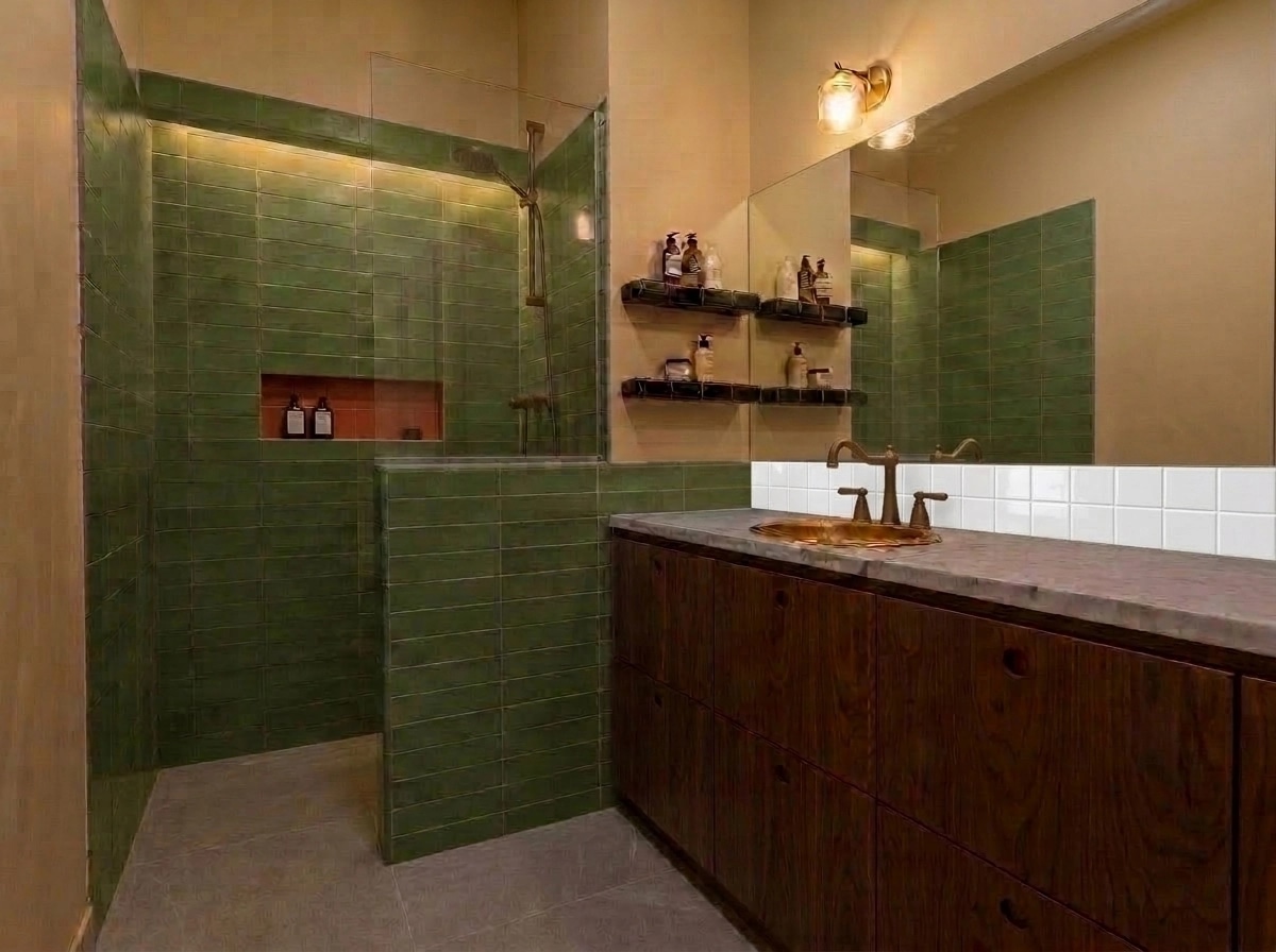 Bathroom interior in no_style style — photo by GenRoom AI