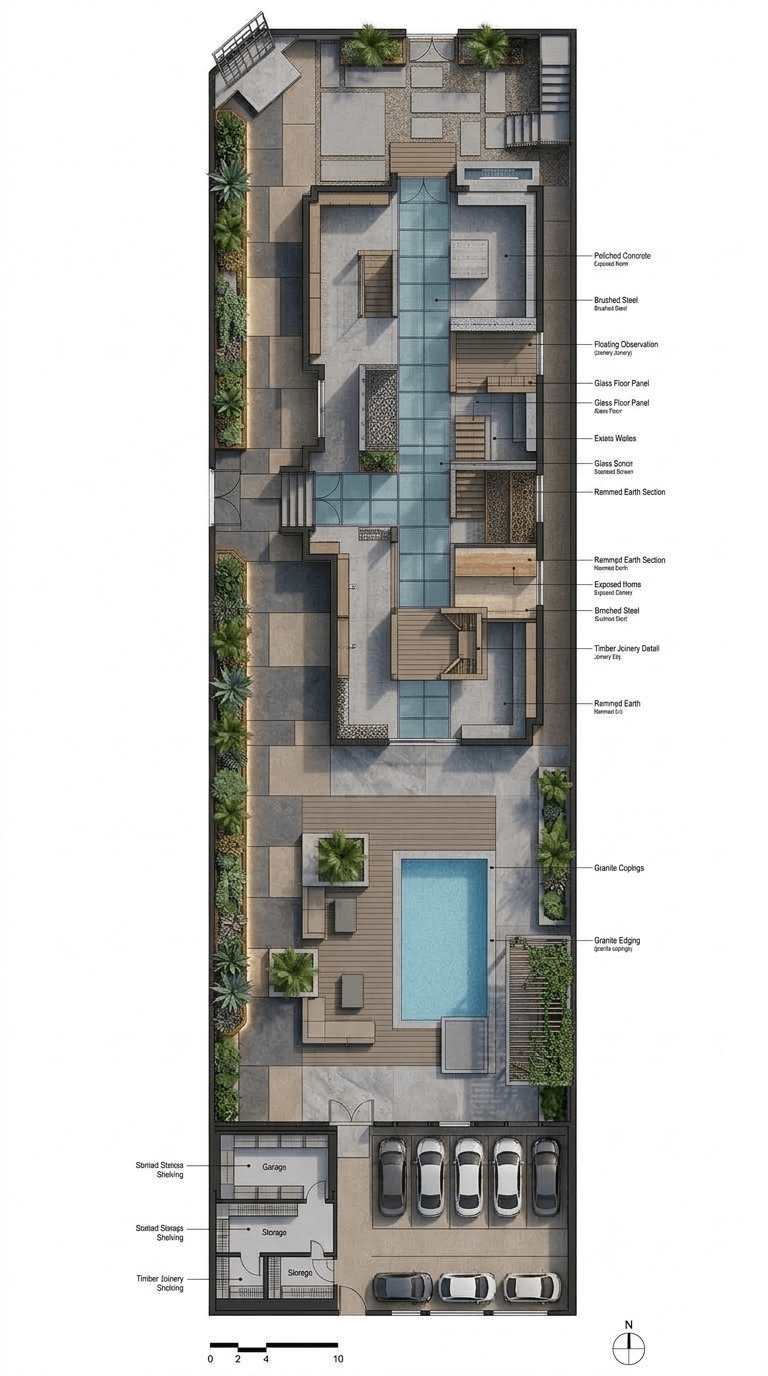 Yard design in no_style style — photo by GenRoom AI