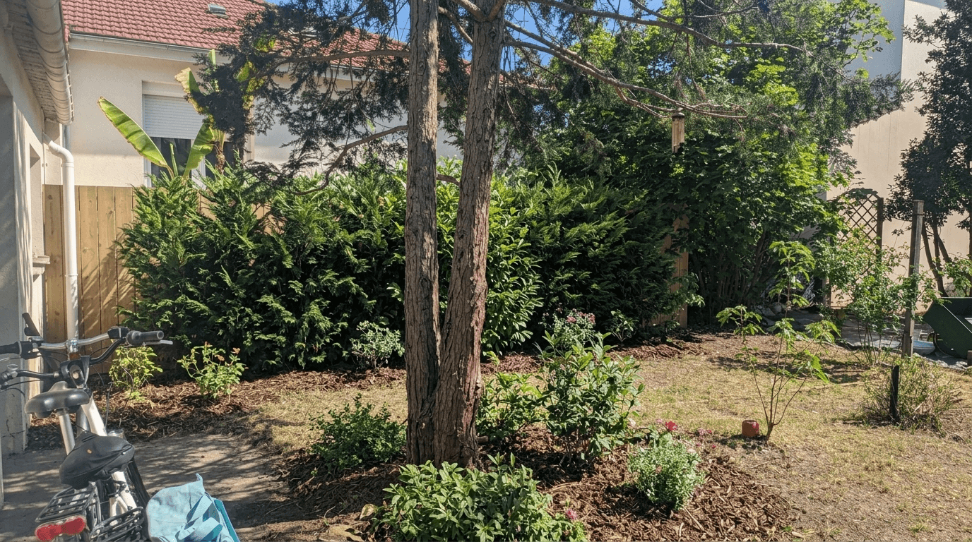 Yard design in no_style style — photo by GenRoom AI